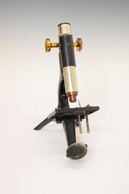 Lot 397 - W&S tripod table top microscope