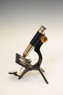 Lot 397 - W&S tripod table top microscope