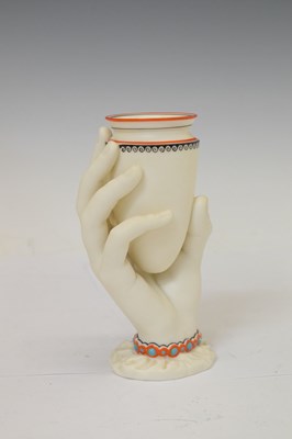 Lot 415 - Worcester hand vase