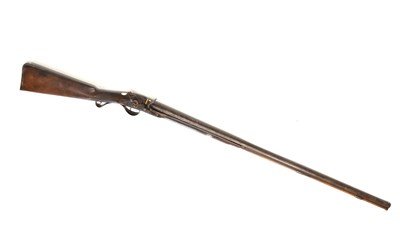 Lot 369 - 18th century 18 bore single barrel flintlock sporting gun by Bridle