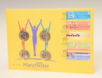 Lot 186 - Manchester 2002 £2 coin First Day cover