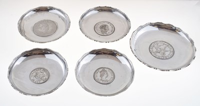 Lot 247 - Collection of Sterling silver pin dishes