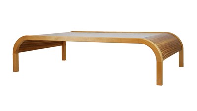 Lot 465 - Jonathan Lear (Chelvey, North Somerset) - maple and zebrano wood coffee table