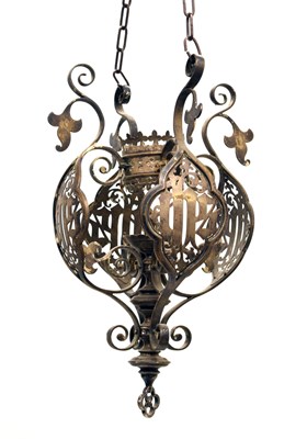 Lot 616 - Victorian Gothic revival lantern