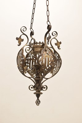 Lot 616 - Victorian Gothic revival lantern