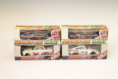 Lot 311 - Scalextric Rally - Four boxed slot cars