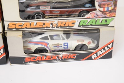 Lot 311 - Scalextric Rally - Four boxed slot cars