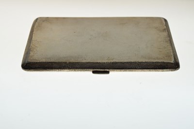 Lot 136 - Silver cigarette case