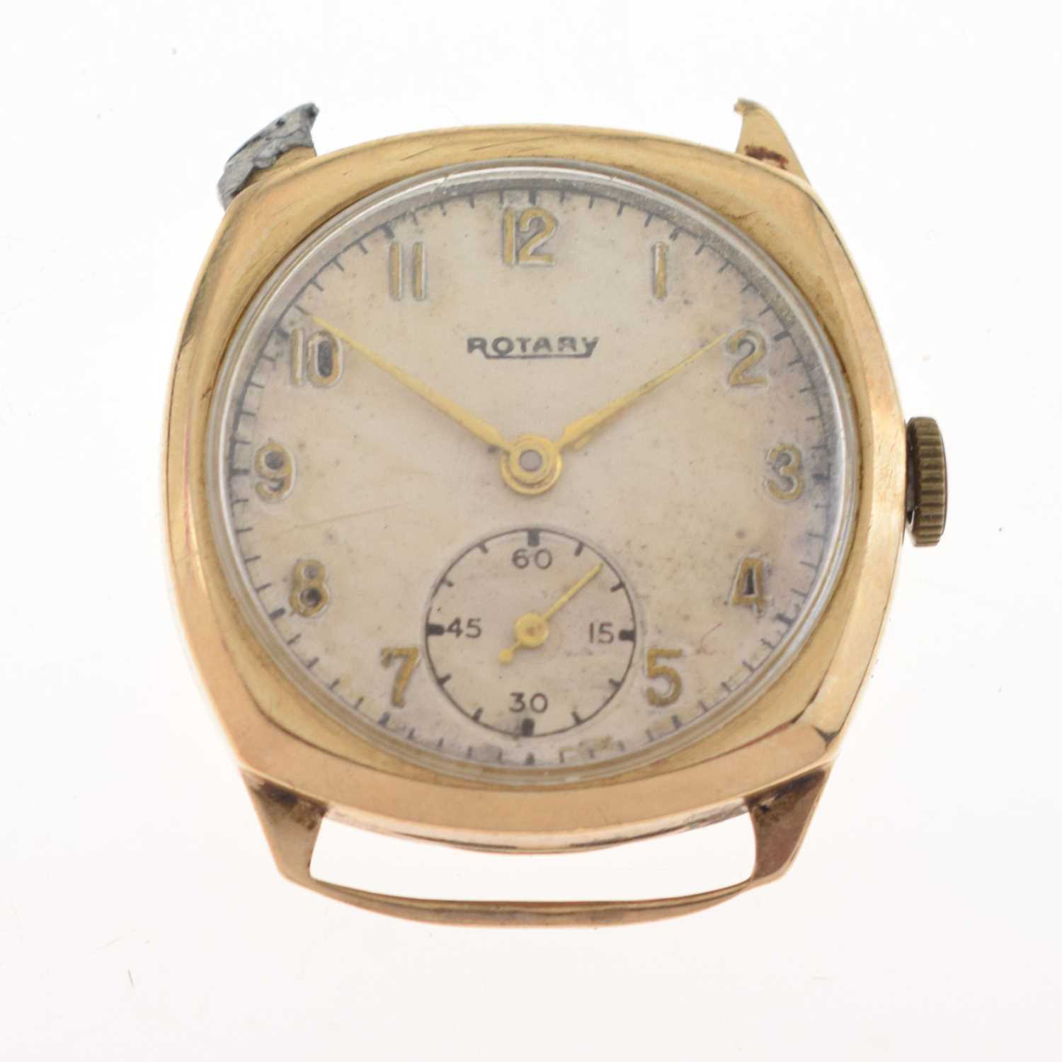 Lot 73 - Rotary - Gentleman's 9ct gold watch head