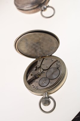 Lot 90 - Late Victorian J.W.Benson silver cased open face pocket watch