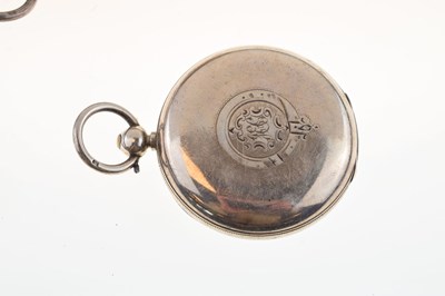Lot 90 - Late Victorian J.W.Benson silver cased open face pocket watch