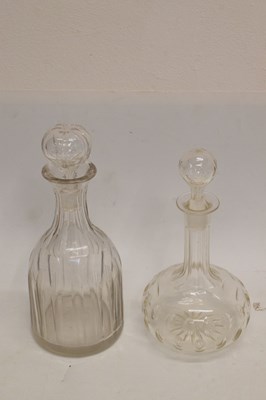 Lot 665 - Quantity of decanters and stand