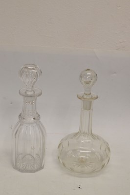 Lot 665 - Quantity of decanters and stand