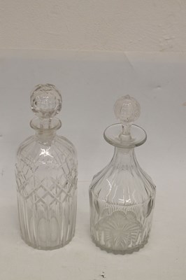 Lot 665 - Quantity of decanters and stand