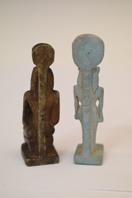 Lot 323 - Five small Egyptian shabti figures