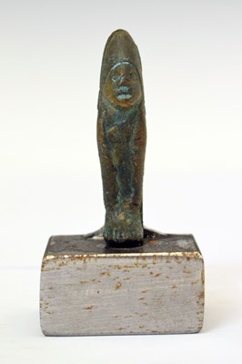 Lot 325 - Bronze Age Ibero-Celtic alloy votive figure