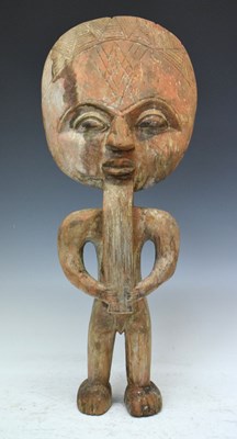 Lot 524 - African wooden tribal sculpture