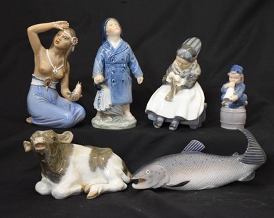 Lot 619 - Royal Copenhagen figures