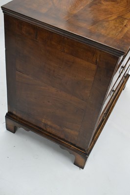 Lot 632 - Early 18th century walnut chest of drawers