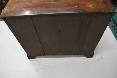 Lot 632 - Early 18th century walnut chest of drawers