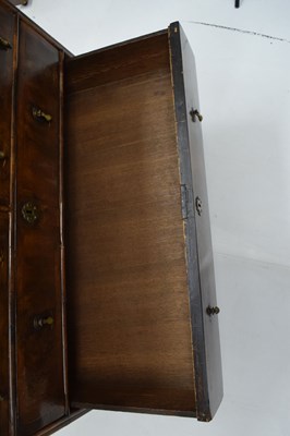 Lot 632 - Early 18th century walnut chest of drawers