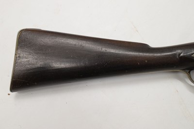 Lot 368 - Flintlock steel barreled blunderbuss or musketoon