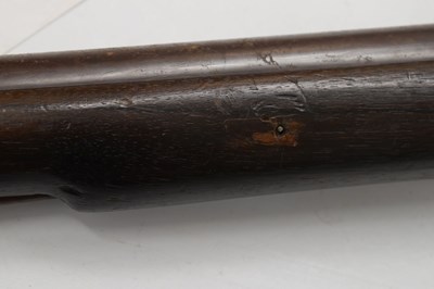 Lot 368 - Flintlock steel barreled blunderbuss or musketoon