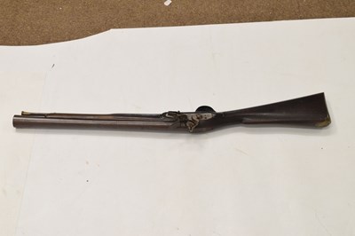 Lot 368 - Flintlock steel barreled blunderbuss or musketoon