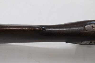 Lot 368 - Flintlock steel barreled blunderbuss or musketoon