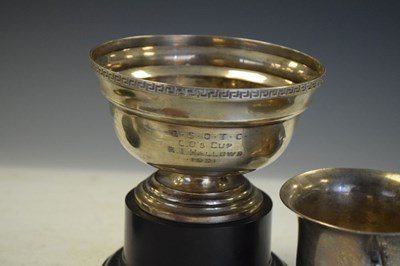 Lot 171 - George V silver trophy with presentation inscription 'Foster Cup, Bisley