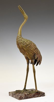 Lot 475 - Japanese figure of a crane