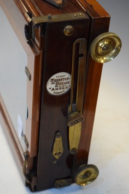 Lot 188 - Thornton Pickard 'amber' plate camera etc