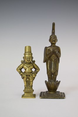 Lot 482 - Two Indian bronze figures