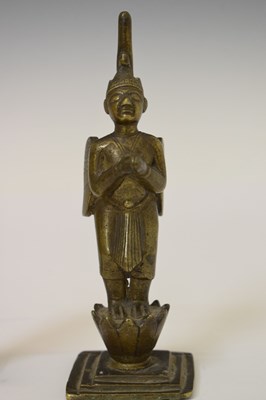 Lot 482 - Two Indian bronze figures