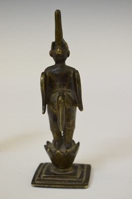 Lot 482 - Two Indian bronze figures