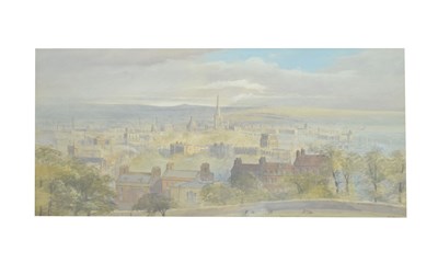 Lot 654 - Alfred Edward Parkman (1852-1930) - Watercolour - Bristol panorama