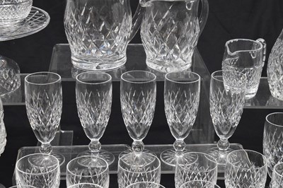 Lot 413 - Waterford - Suite of Boyne pattern cut crystal glass