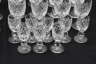 Lot 413 - Waterford - Suite of Boyne pattern cut crystal glass