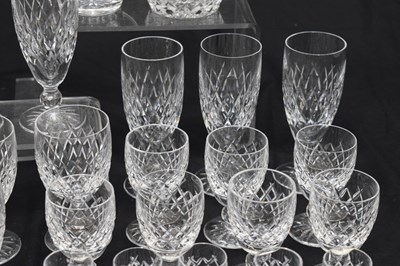 Lot 413 - Waterford - Suite of Boyne pattern cut crystal glass