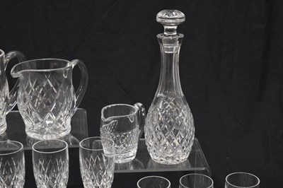 Lot 413 - Waterford - Suite of Boyne pattern cut crystal glass