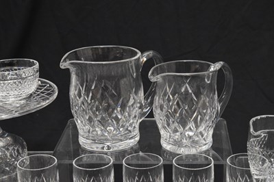 Lot 413 - Waterford - Suite of Boyne pattern cut crystal glass