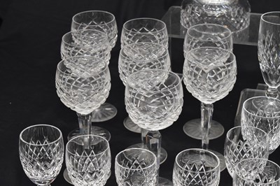 Lot 413 - Waterford - Suite of Boyne pattern cut crystal glass