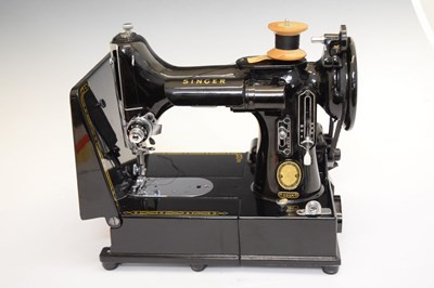 Lot 249 - Singer 222K electric sewing machine