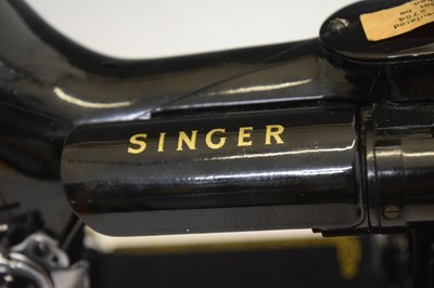 Lot 249 - Singer 222K electric sewing machine