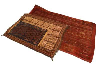 Lot 332 - Three small Middle Eastern rugs