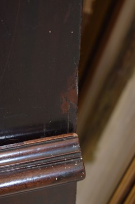 Lot 82 - Early to mid 19th century mahogany Estate-made bookcase on cabinet