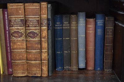 Lot 10 - Large collection of antique and modern Bristol and Somerset topography works