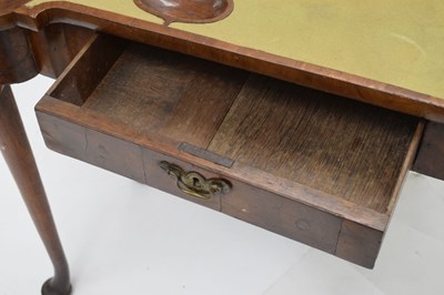 Lot 83 - Mid 18th century walnut fold-over games table