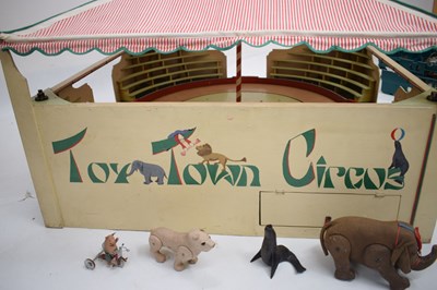 Lot 407 - Esme McLaren - Exhibition toy circus and animals, circa 1962