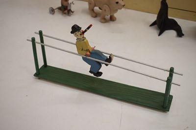Lot 407 - Esme McLaren - Exhibition toy circus and animals, circa 1962